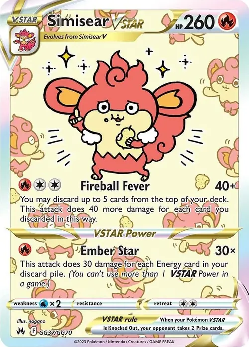 Simisear VSTAR card art
