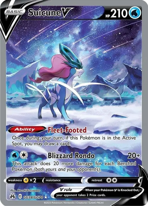 Suicune V card art