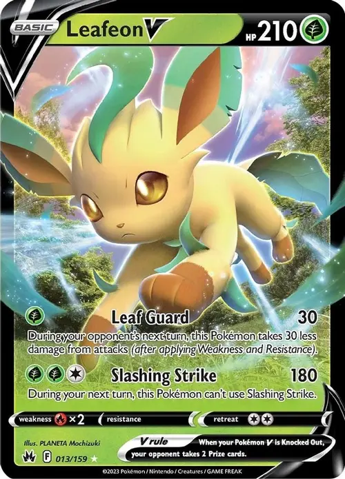 Leafeon V card art