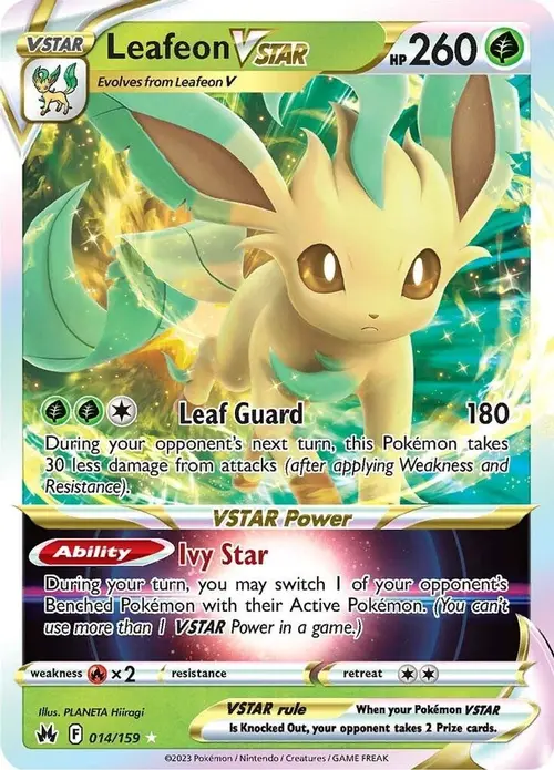 Leafeon VSTAR card art