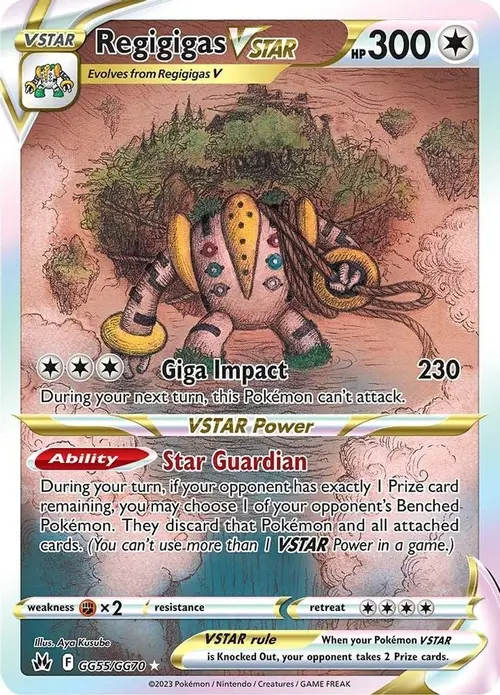 Regigigas VSTAR card art