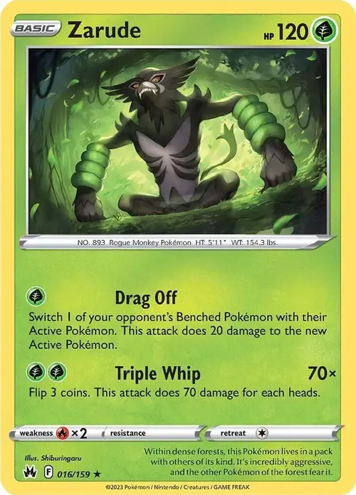 Zarude card art