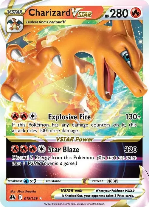 Charizard VSTAR card art