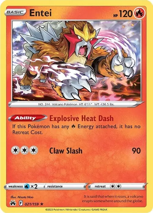 Entei card art