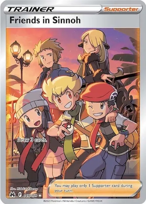 Friends in Sinnoh (Full Art) card art
