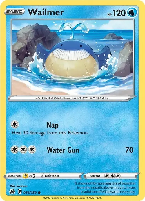 Wailmer card art