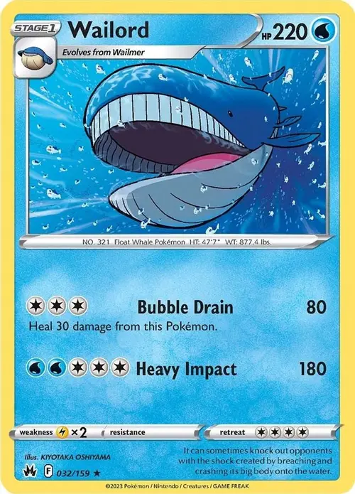 Wailord card art