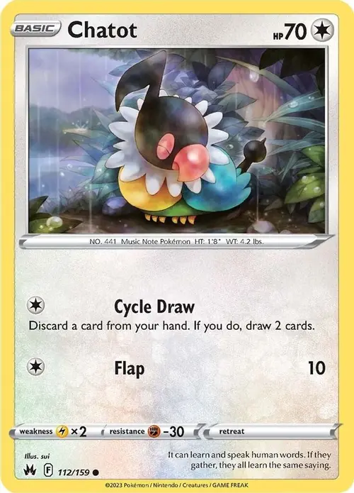 Chatot card art