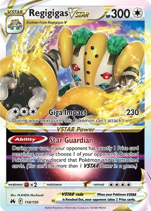 Regigigas VSTAR card art