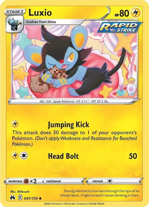 Luxio (41) card art