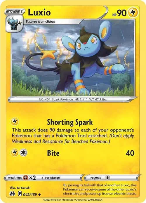 Luxio (42) card art
