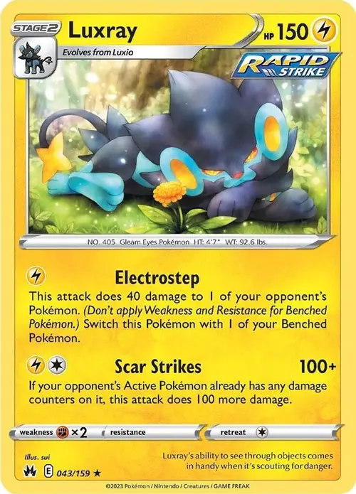 Luxray (43) card art