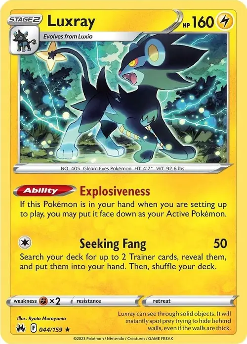 Luxray (44) card art