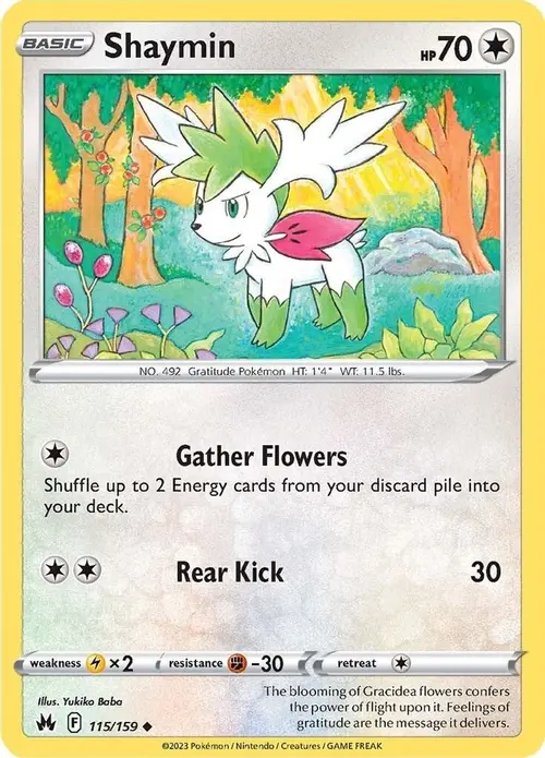Shaymin card art