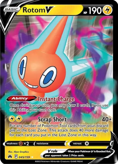 Rotom V card art