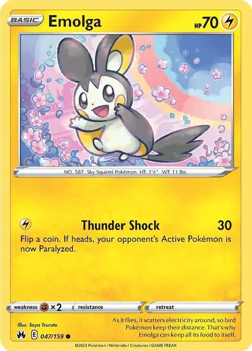 Emolga card art