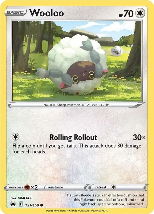 Wooloo card art