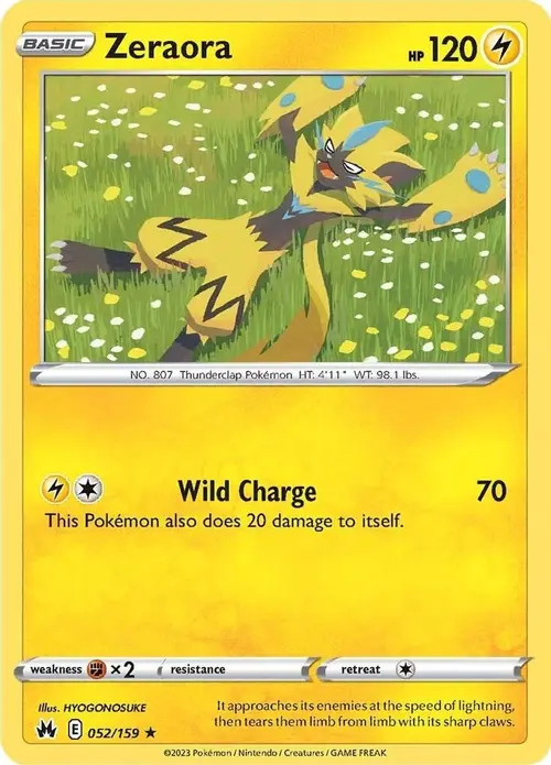 Zeraora card art