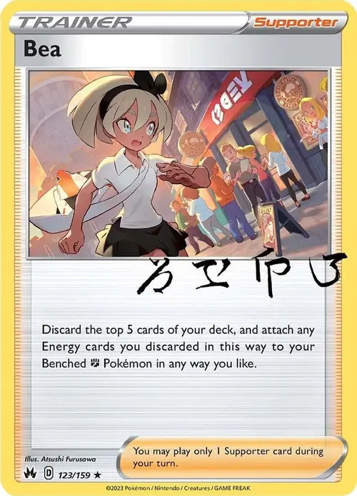 Bea card art
