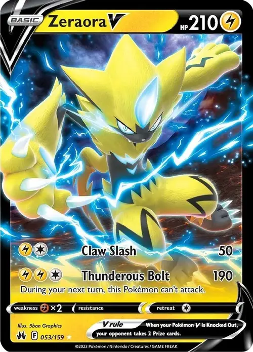 Zeraora V card art