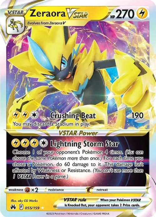 Zeraora VSTAR card art