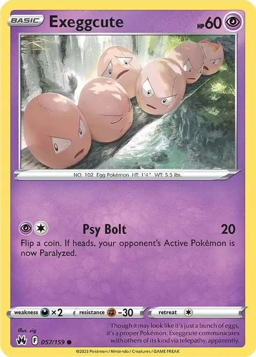 Exeggcute card art