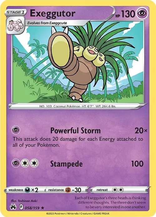 Exeggutor card art