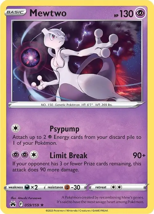 Mewtwo card art