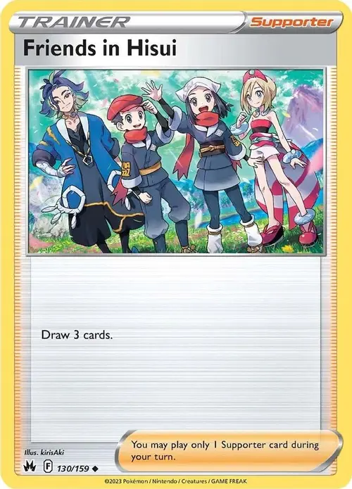 Friends in Hisui card art