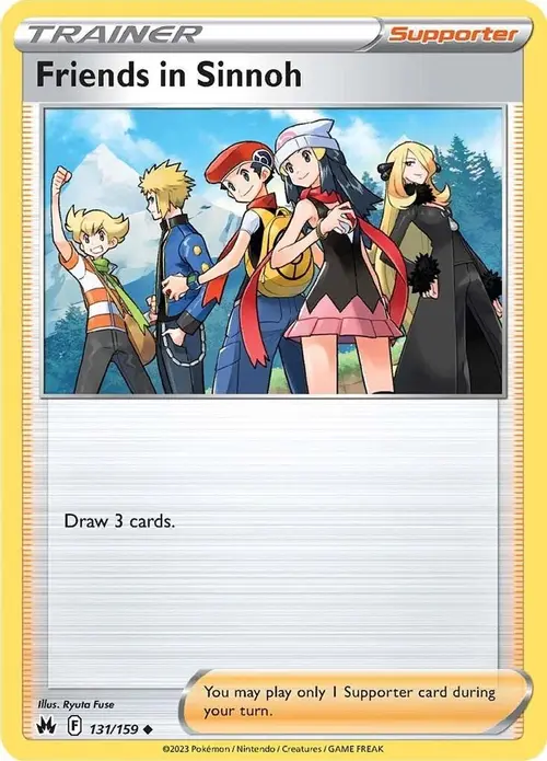 Friends in Sinnoh card art