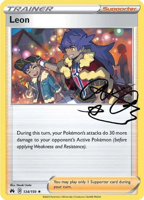 Leon card art