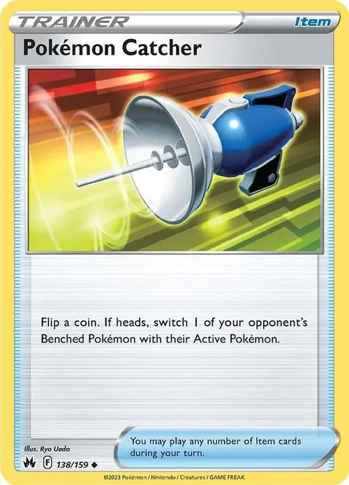 Pokemon Catcher card art