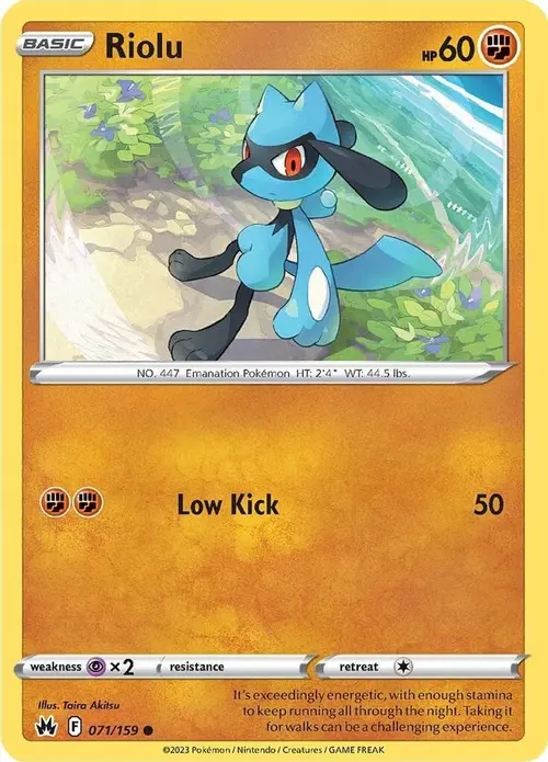 Riolu card art