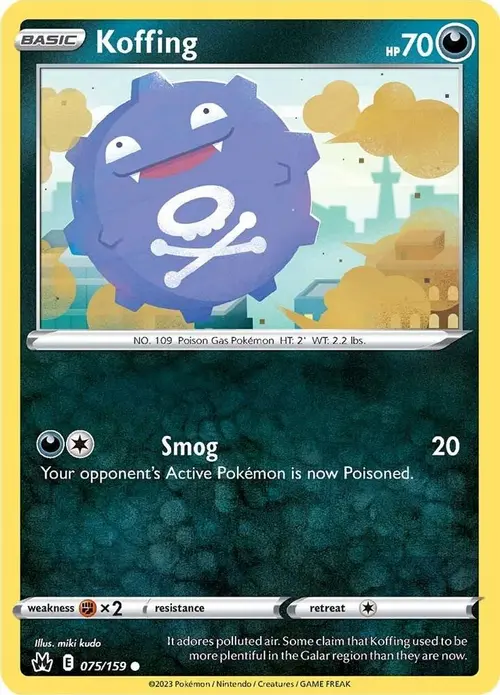 Koffing card art