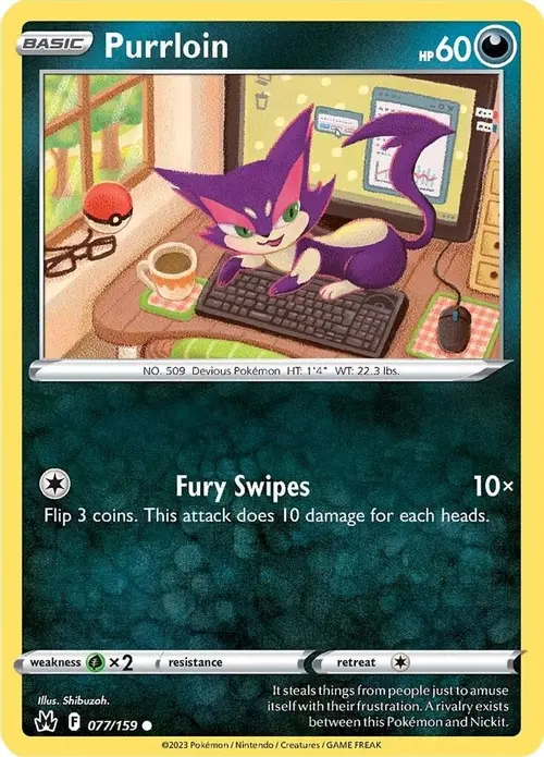 Purrloin card art