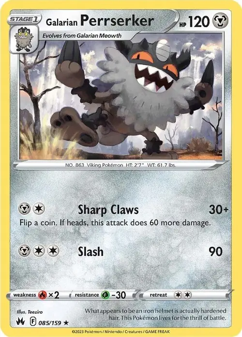 Galarian Perrserker card art