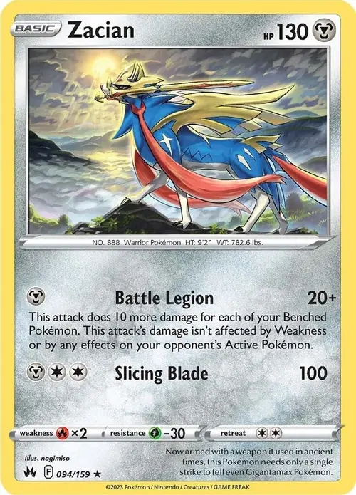 Zacian card art