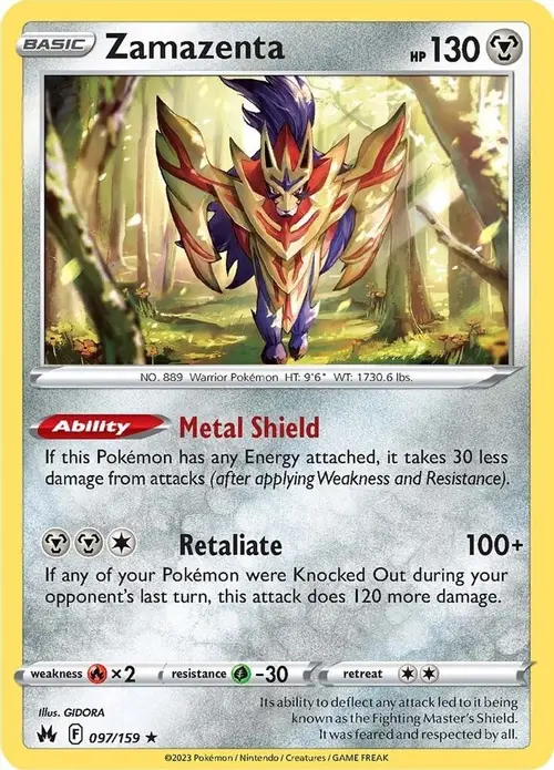 Zamazenta card art
