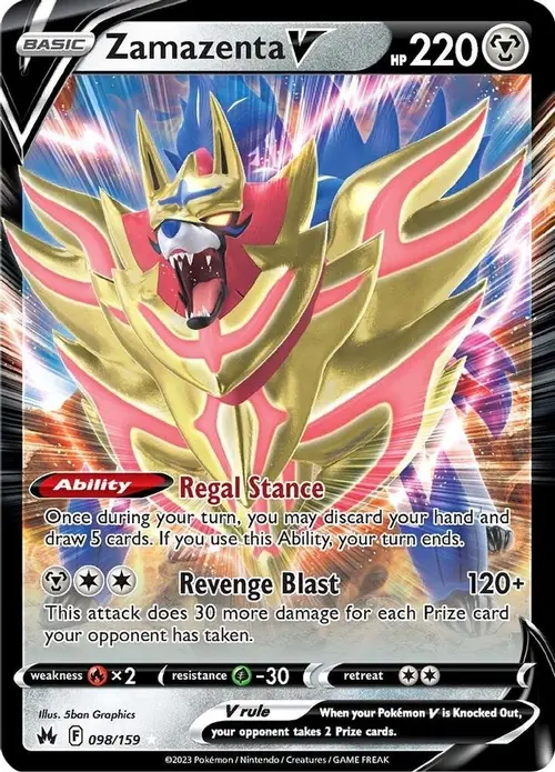 Zamazenta V card art