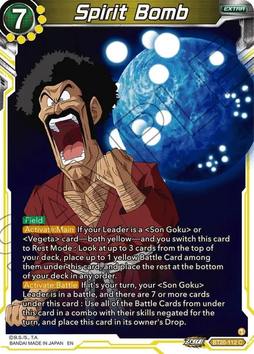 Spirit Bomb card art