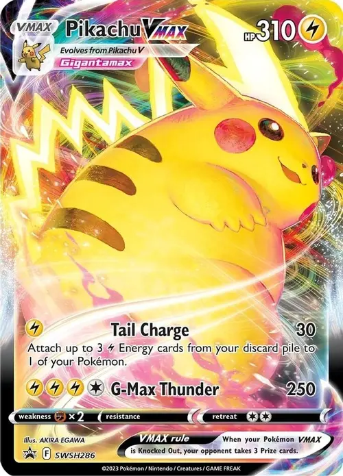 Pikachu VMAX - SWSH286 card art