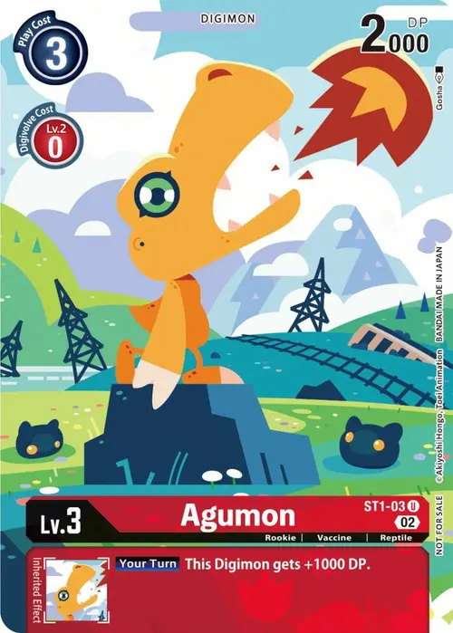 Agumon (Digimon Illustration Competition Pack 2022) card art