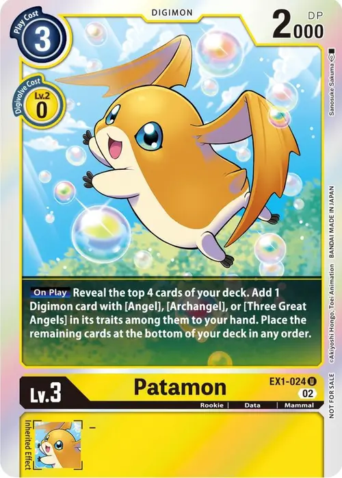 Patamon (Official Tournament Pack Vol.8) card art