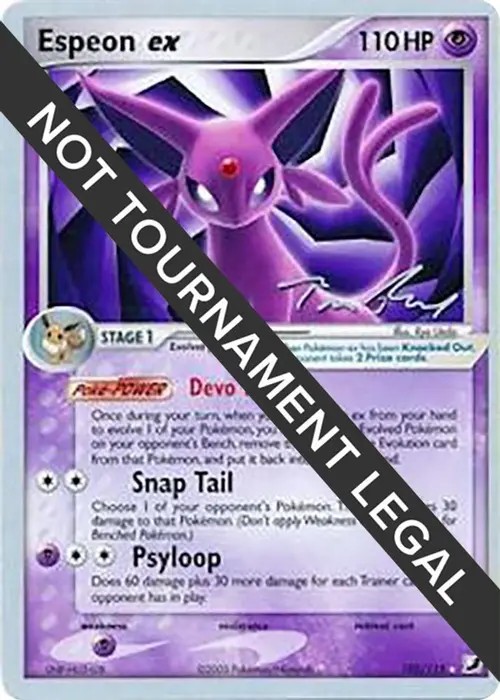 Espeon ex - 2007 (Tom Roos) card art