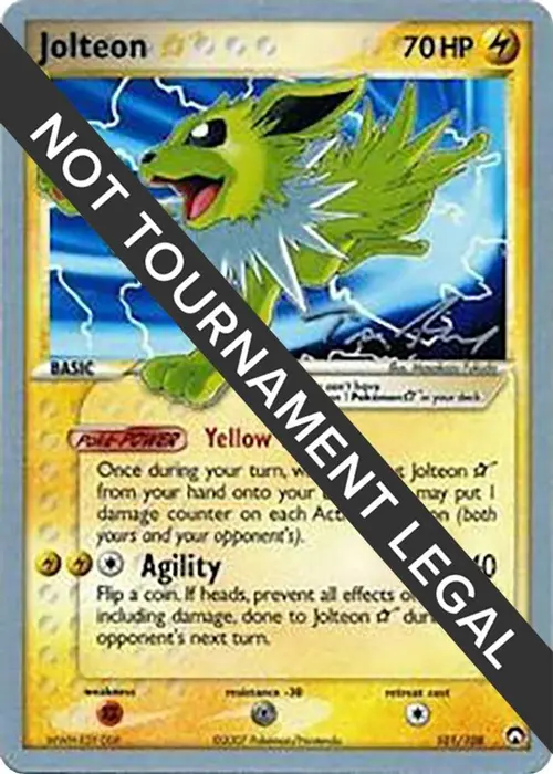 Jolteon Star - 2007 (Tom Roos) card art