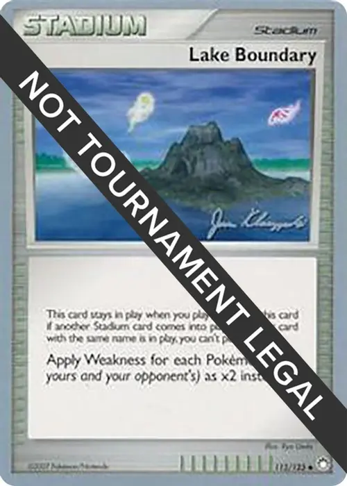 Lake Boundary - 2008 (Jason Klaczynski) card art