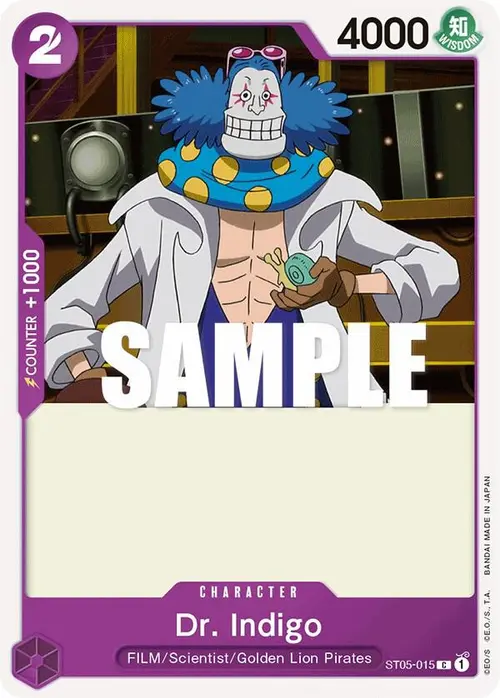 Dr. Indigo card art