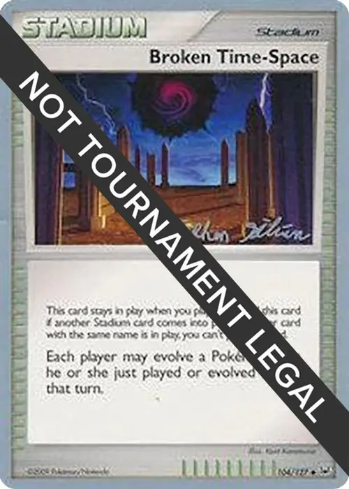 Broken Time-Space - 2009 (Stephen Silvestro) card art