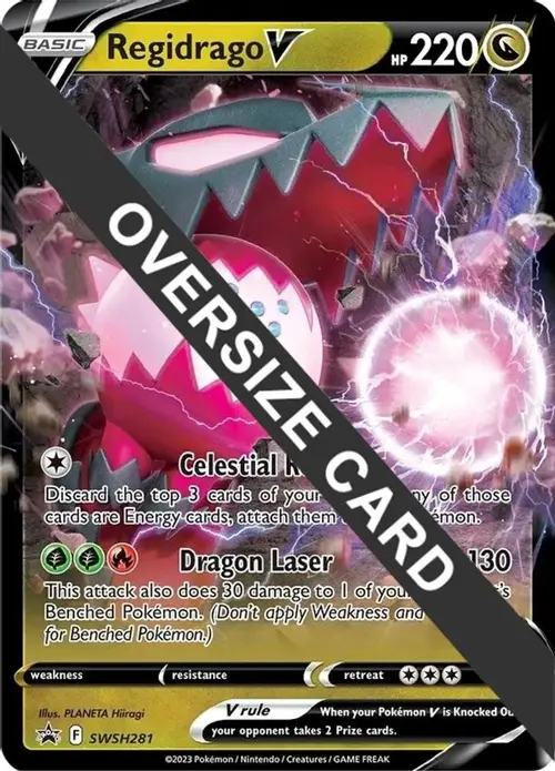 Regidrago V - SWSH281 card art