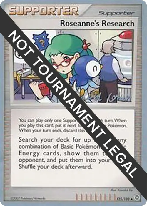 Roseanne's Research - 2009 (David Cohen) card art